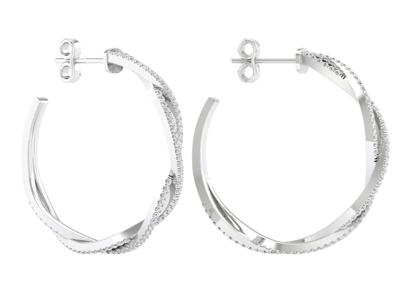 Entwined Hoops Replica gallery image