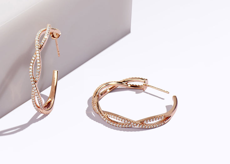 Entwined Hoops Replica gallery image