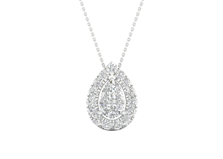 Dewdrop Halo Necklace gallery image