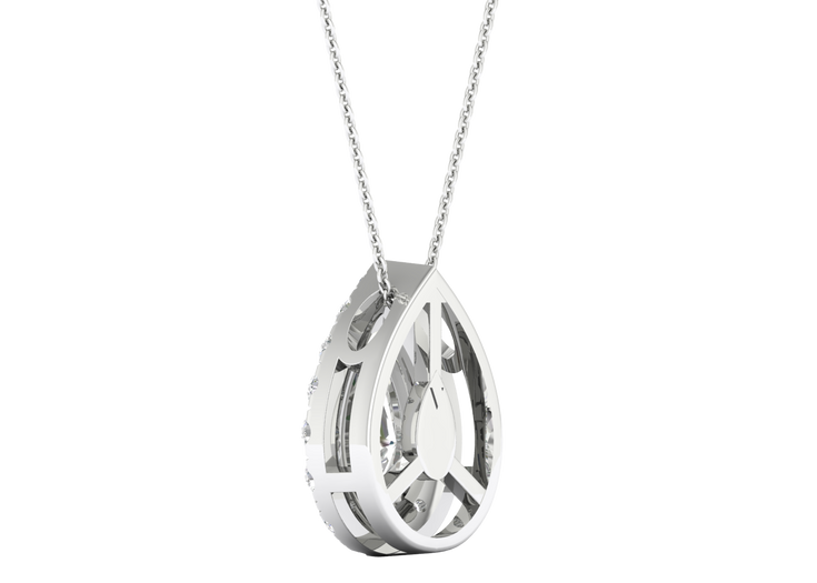 Dewdrop Halo Necklace Replica gallery image