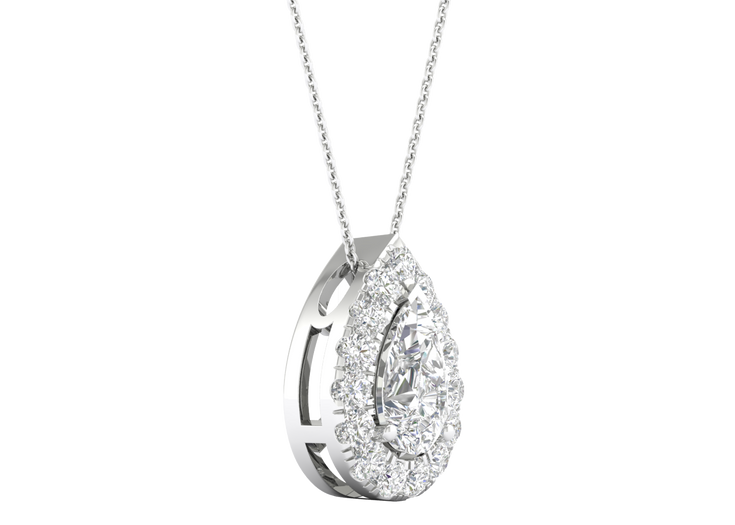 Dewdrop Halo Necklace Replica gallery image