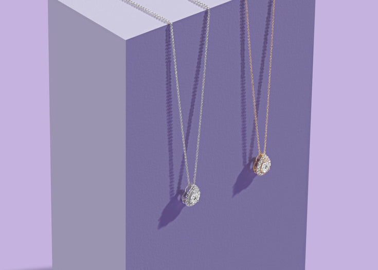 Dewdrop Halo Necklace Replica gallery image