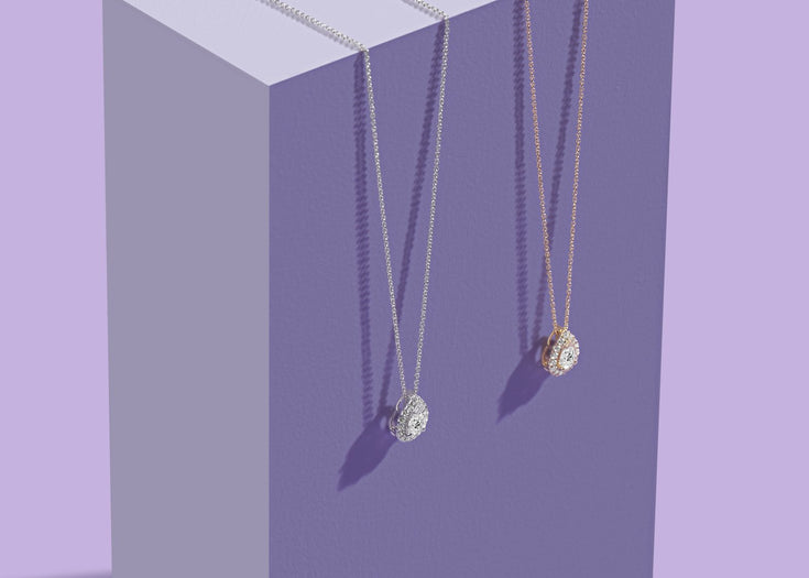 Dewdrop Halo Necklace gallery image