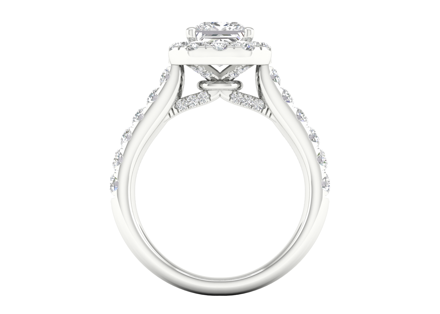 Signature Princess Halo Ring Replica gallery image