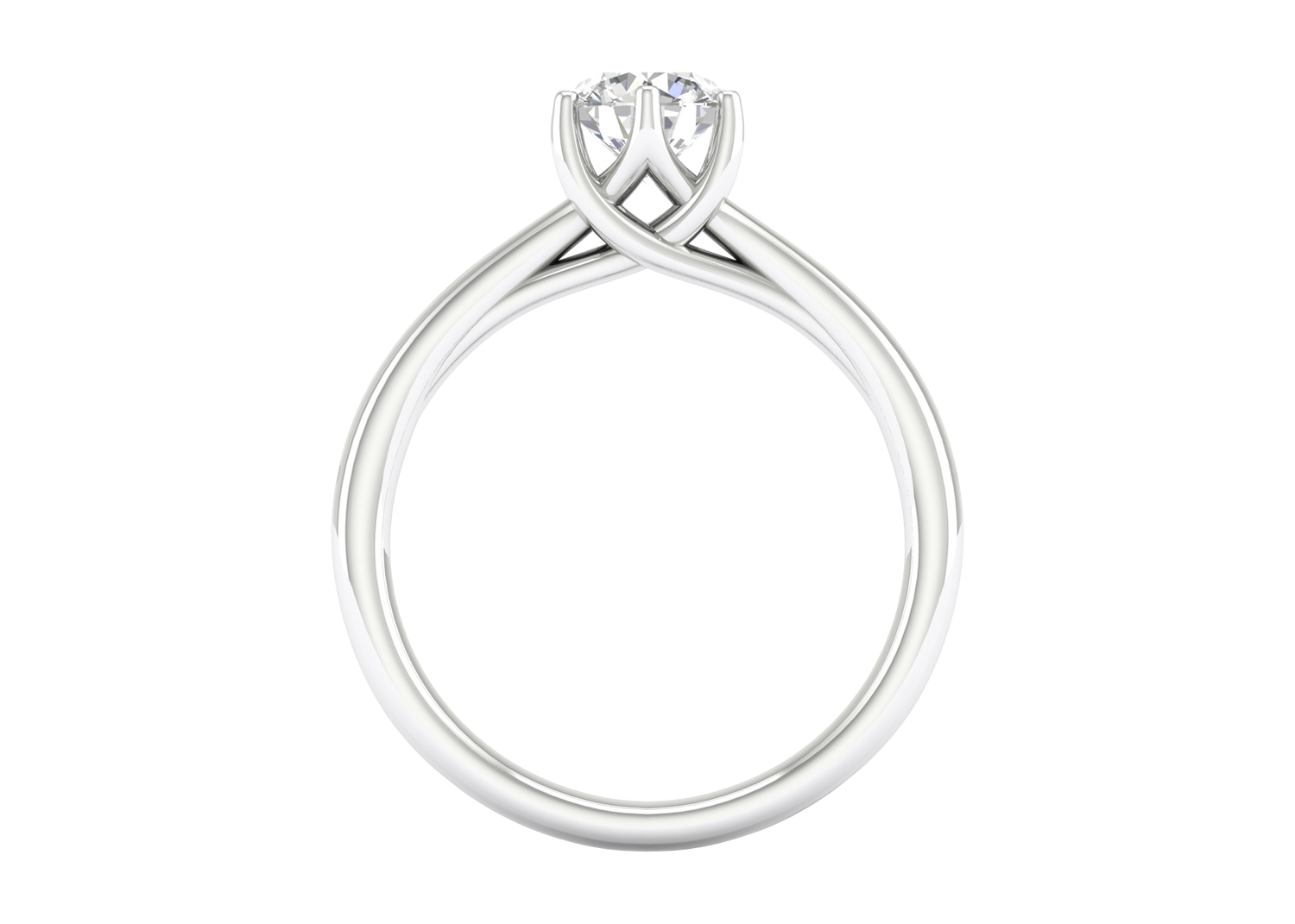 6-Pronged Round Ring Replica gallery image