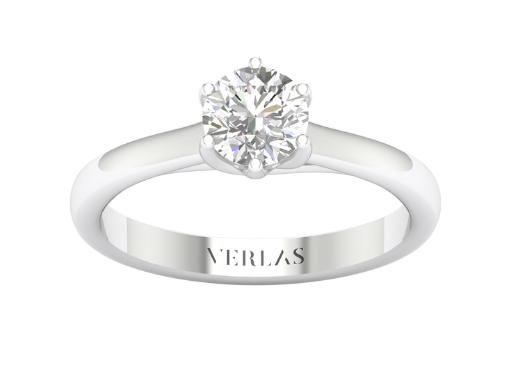 6-Pronged Round Ring gallery image